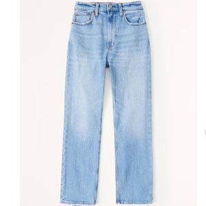 Abercrombie & Fitch Light Blue Straight Leg Jeans